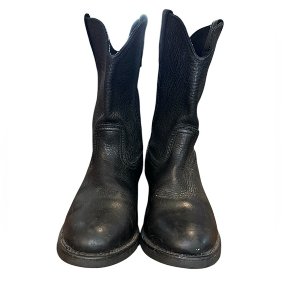 AdTec Men's 11" Classic Western Leather Work Boot Ranch Wellington - Picture 4 of 9